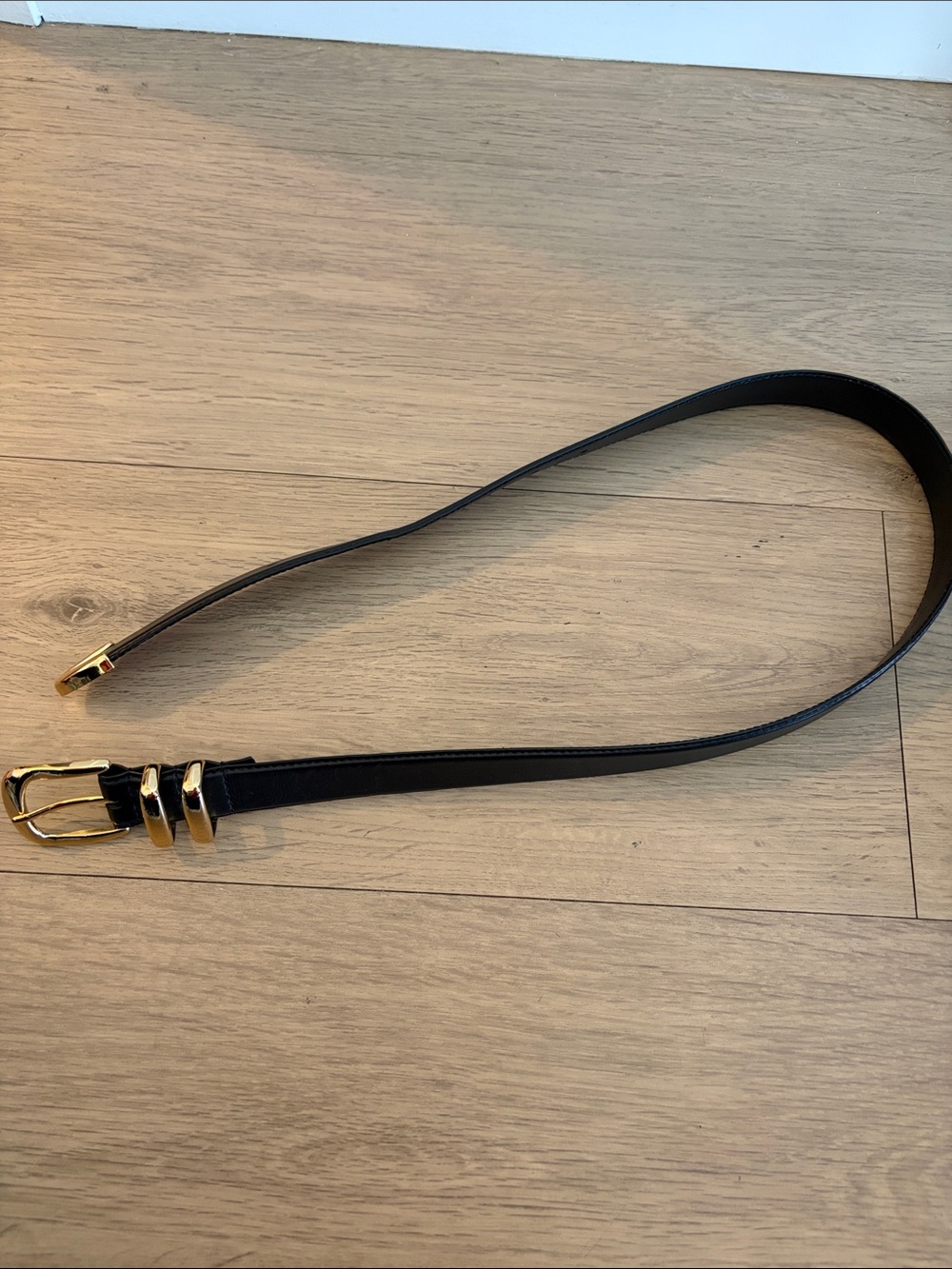 Favorite Daughter The Jordan Belt with Gold Buckle